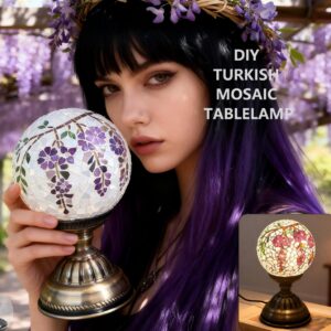 Turkish Mosaic Lamp-Round