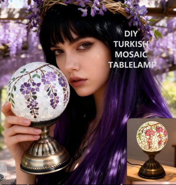 主图2 Turkish Mosaic Lamp-Round