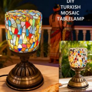 Turkish Mosaic Lamp-Cylindrical